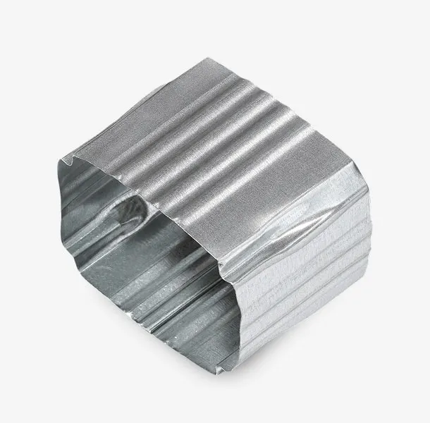 Ուղղանկյուն խողովակի ջրատար, մեծ, ալուցինկ